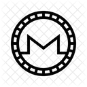 Monero Crypto Monnaie Crypto Icône