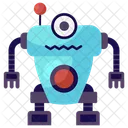 Mono Eyed Machine Single Eyed Robot One Eyed Robot Icon