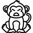 Mono Perseverante Perseverante Fuerte Icono