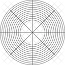 Spectrum Monochromatic Circular Symbol