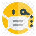 Monocle Emoji With Face Mask Emoji Icon