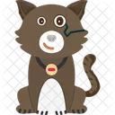 Monocle Cat Monocle Curious Icon