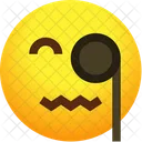 Monoculo Emoji Emocao Ícone