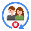 Monogamous Relationship Icon