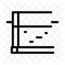 Monolithisch Fundament Basis Symbol