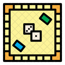 Monopoly Icon - Download in Colored Outline Style