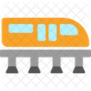 모노레일 기차 교통 아이콘