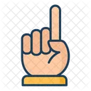 Monotheism Hand Gesture Icon