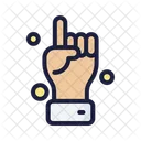Monotheism Hand Forefinger Icon
