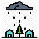 Monsoon Rain Thunder Icon