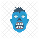 Monster Clown Creepy Icon