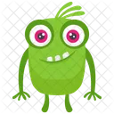 Green Mascot Colorful Icon