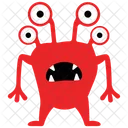 Halloween Monster Halloween Blob Blob Cartoon Icon