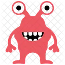 Cartoon Monster Monster Drawing Eyed Monster Icon
