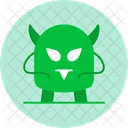 Monster Cartoon Character Icon