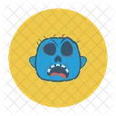 Monster Zombie Scull Icon