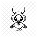 Monster Alien Alien Space Icon