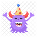 Monster Birthday  Icon
