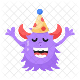 Monster Birthday  Icon