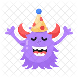 Monster Birthday  Icon