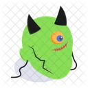 Zombie Spooky Scary Icon