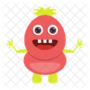 Monster Cartoon Ausserirdischer Symbol