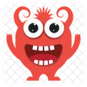 Monster Ausserirdischer Halloween Symbol