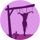 Monster Zombie Gehangt Symbol