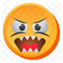 Monster-Lachen-Emoji  Symbol