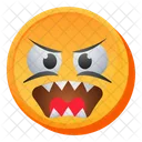 Monster Laugh Emoji Icon