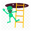 Alien Stickers Space Creature Space Monsters Icon