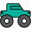 Monster Truck Transportation Vehicle Icon