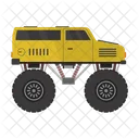 Monster Truck Vehicle Transport Icon