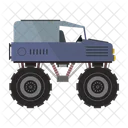 Monster Truck Vehicle Transport Icon