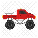 Monster Truck Vehicle Transport Icon