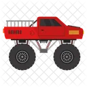 Monster Truck Vehicle Transport Icon