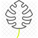 Monstera Leaf Plant Icon