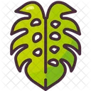 Monstera-Blatt  Symbol