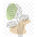 Monstera Leaf  Icon