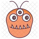 Monster Kreatur Monstergesicht Symbol