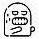 Monstre Moche Emoji Icône