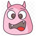 Monstro Do Diabo Criatura Cara De Monstro Ícone