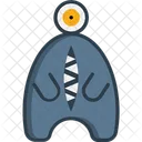 Monstro Alienigena Fofo Ícone