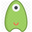 Monstro Alienigena Fofo Ícone
