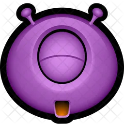 Monstro roxo Emoji Ícone