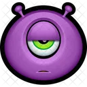 Roxo Monstro Alienigena Icon