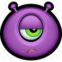 Roxo Monstro Alienigena Icon