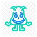 Sorrindo Monstro Fofo Ícone