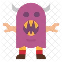Monstruo Alienigena Horror Icono
