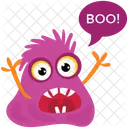 Gritar Halloween Fantasma Icono